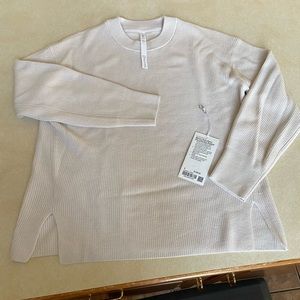 Lululemon Merino wool blend Crewneck sweater cream 10